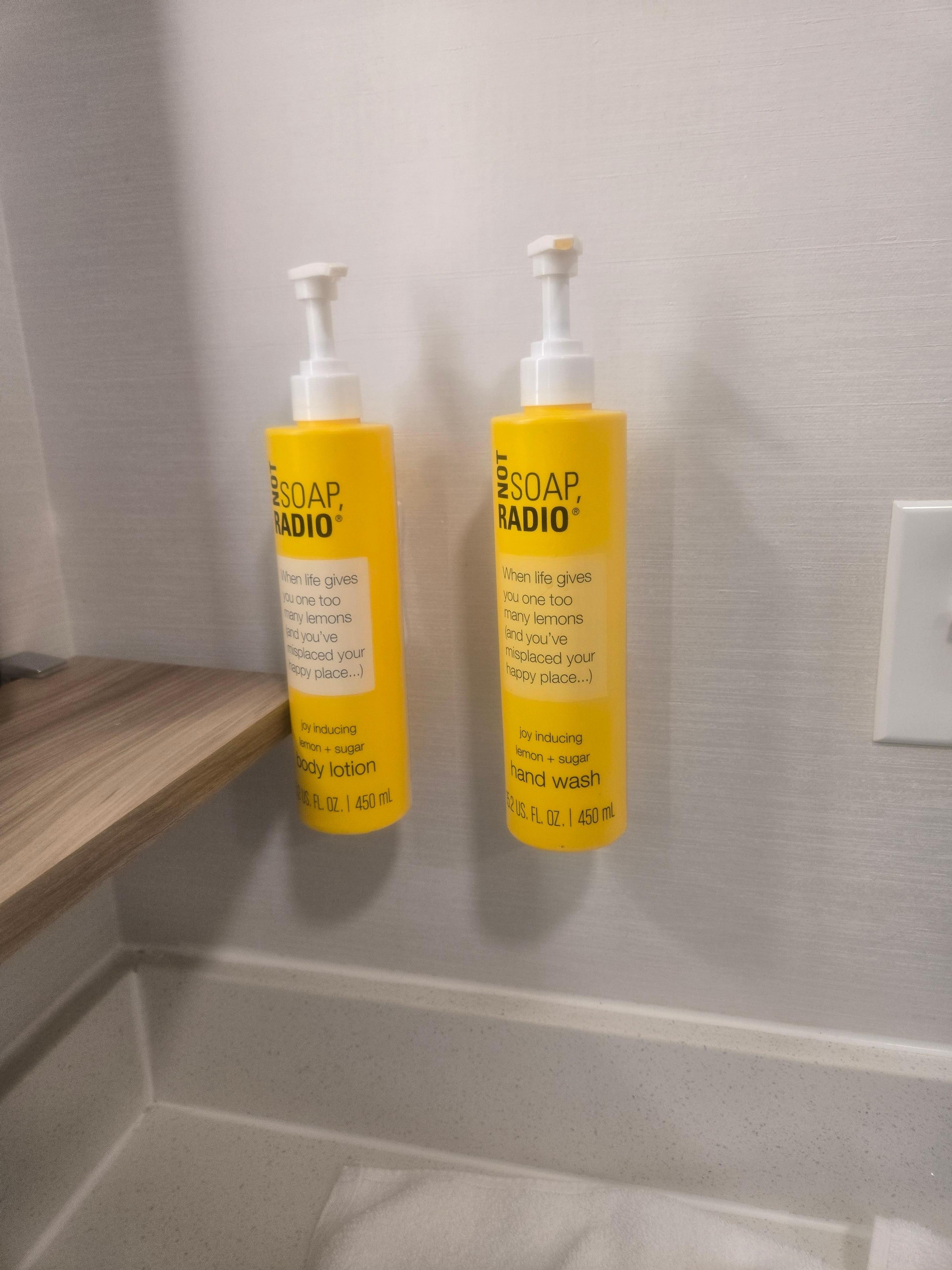 Hand soap and lotion