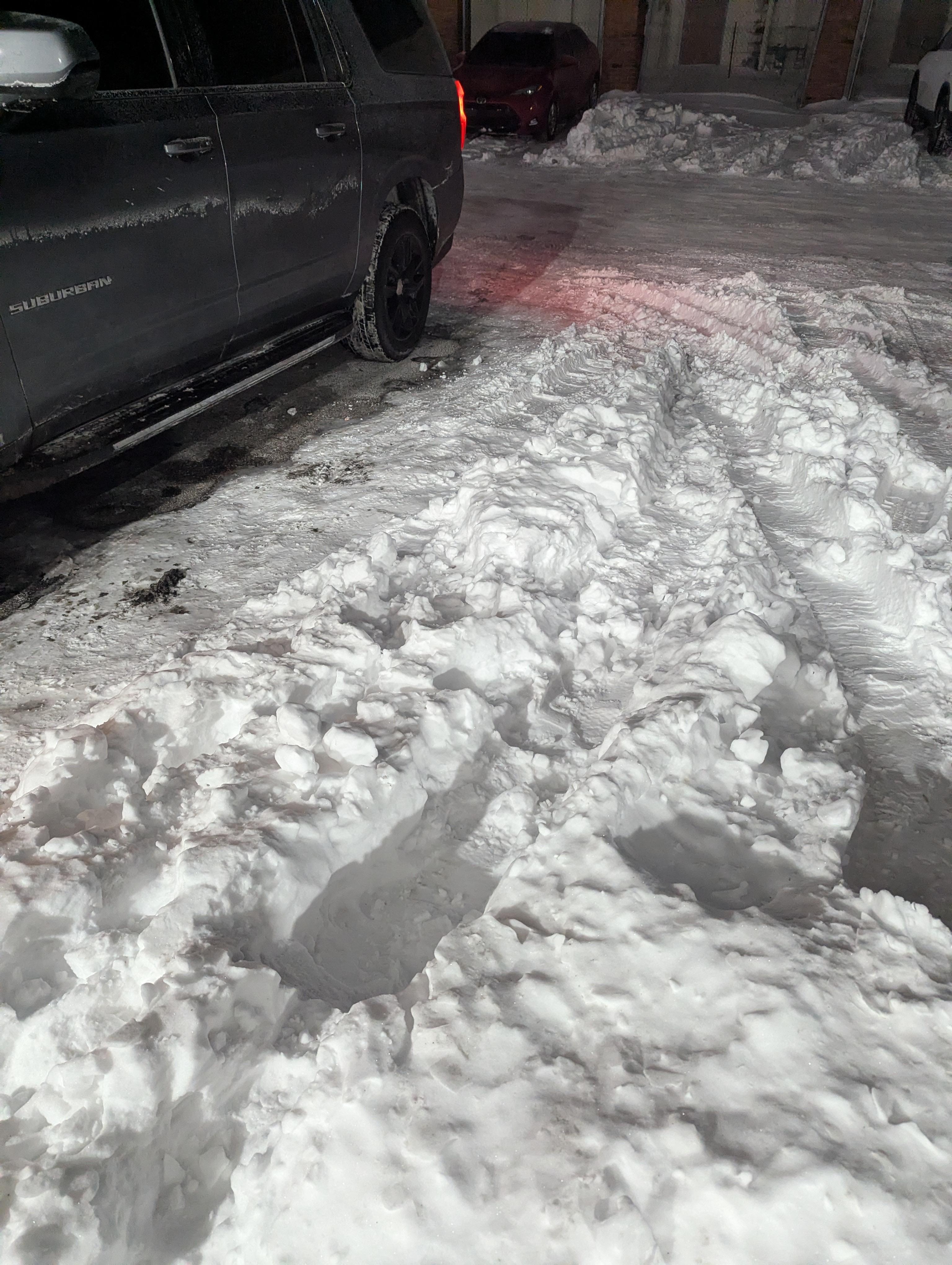 Parking lot not cleared of snow during my 5 day stay. Do not stay here during a major storm. 