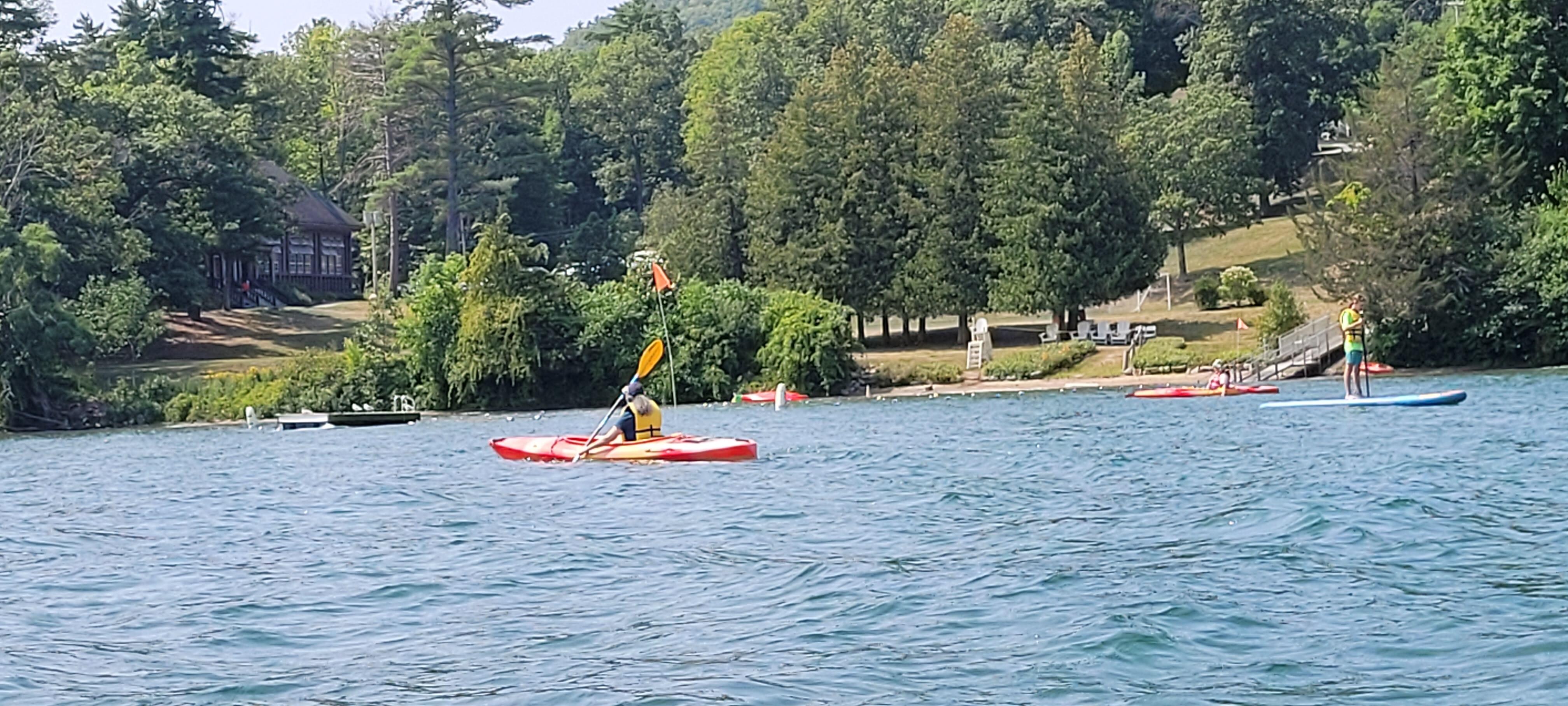 wonderful kayaking in Silver Bay. Great personnel at the dock.