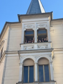 We loved having our windows open and taking in the hustle and bustle of the city below.