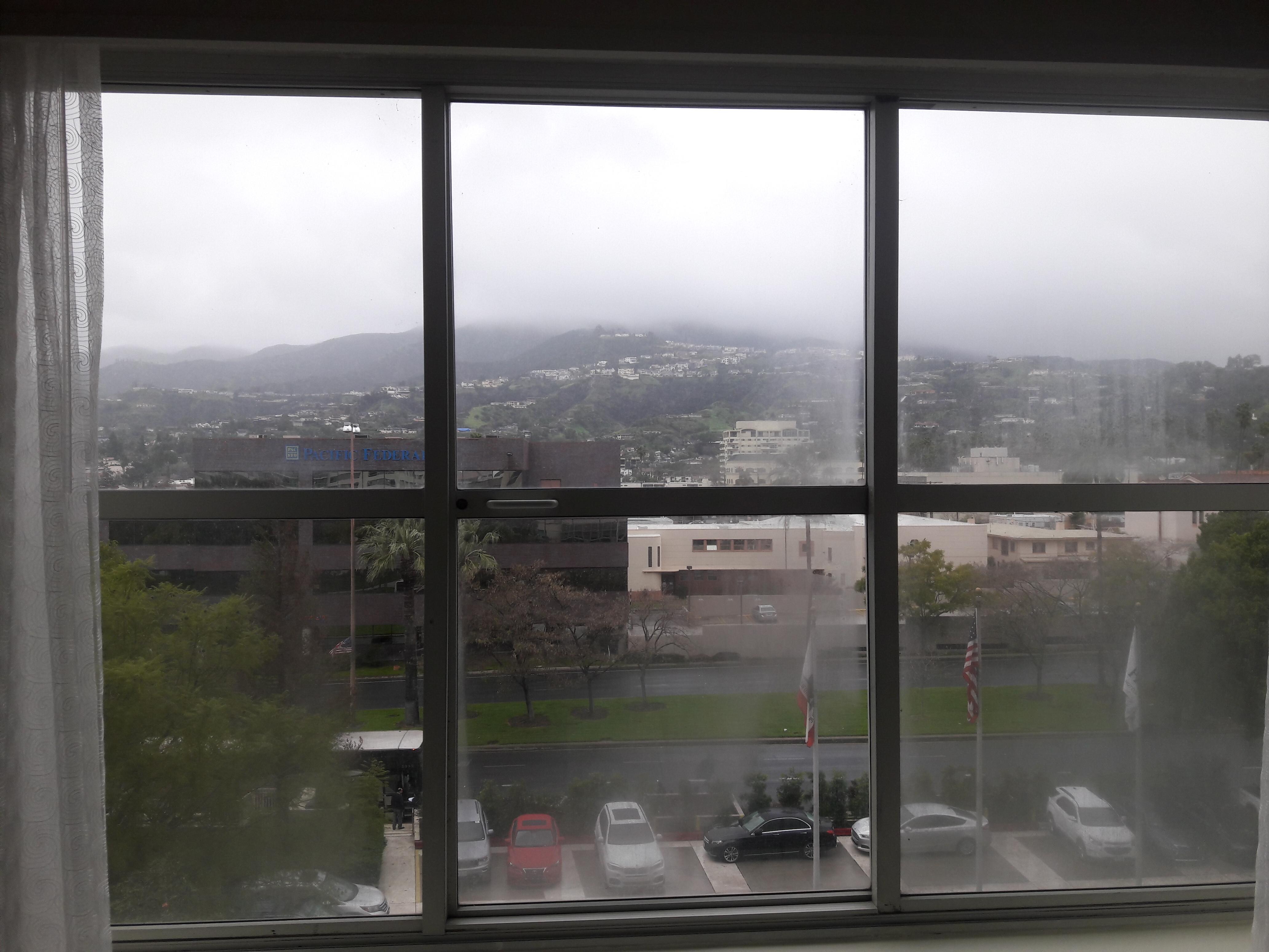 Tho a soggy day, the hills were lovely.