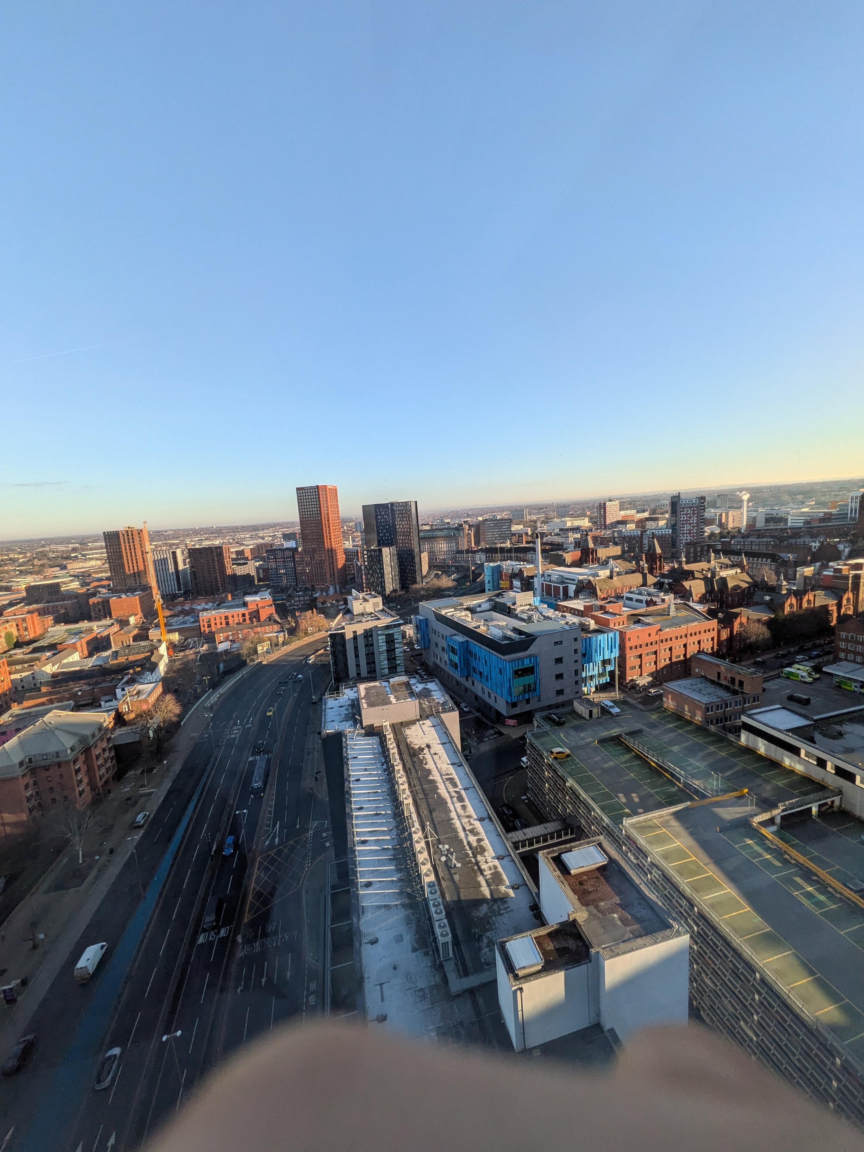 On the 19th floor and had springy mattress