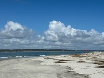 Quiet, peaceful beach with all you need close at hand in the house