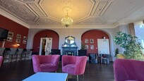 Lounge - very beautiful, large, airy, comfortable, quiet but open to socializing opportunities.