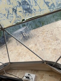 Hole in plastic near electric panel - water comes in when rains and you can get electrocuted