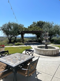 view from outdoor patio