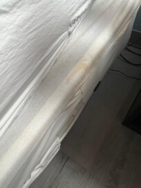 Stains on the box spring