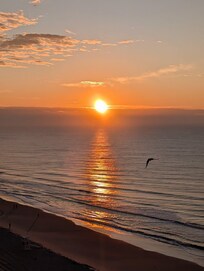 Sunrise view from the balcony