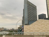 Hotel view from the bridge