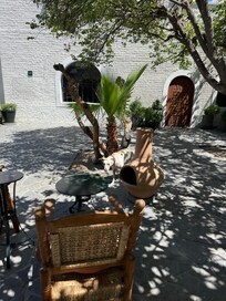 Love the outdoor sitting area