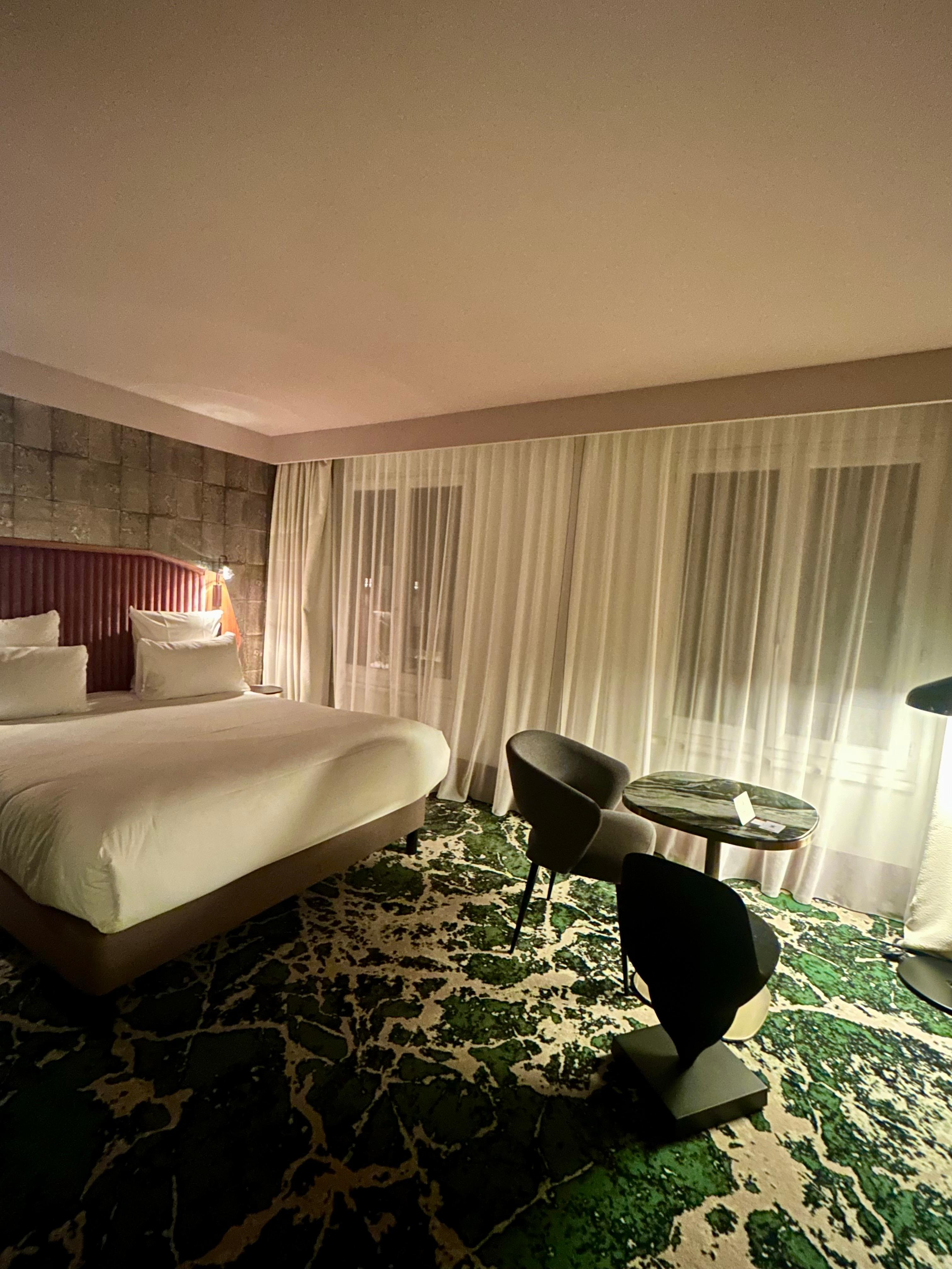 Lovely room with big walk-in shower too