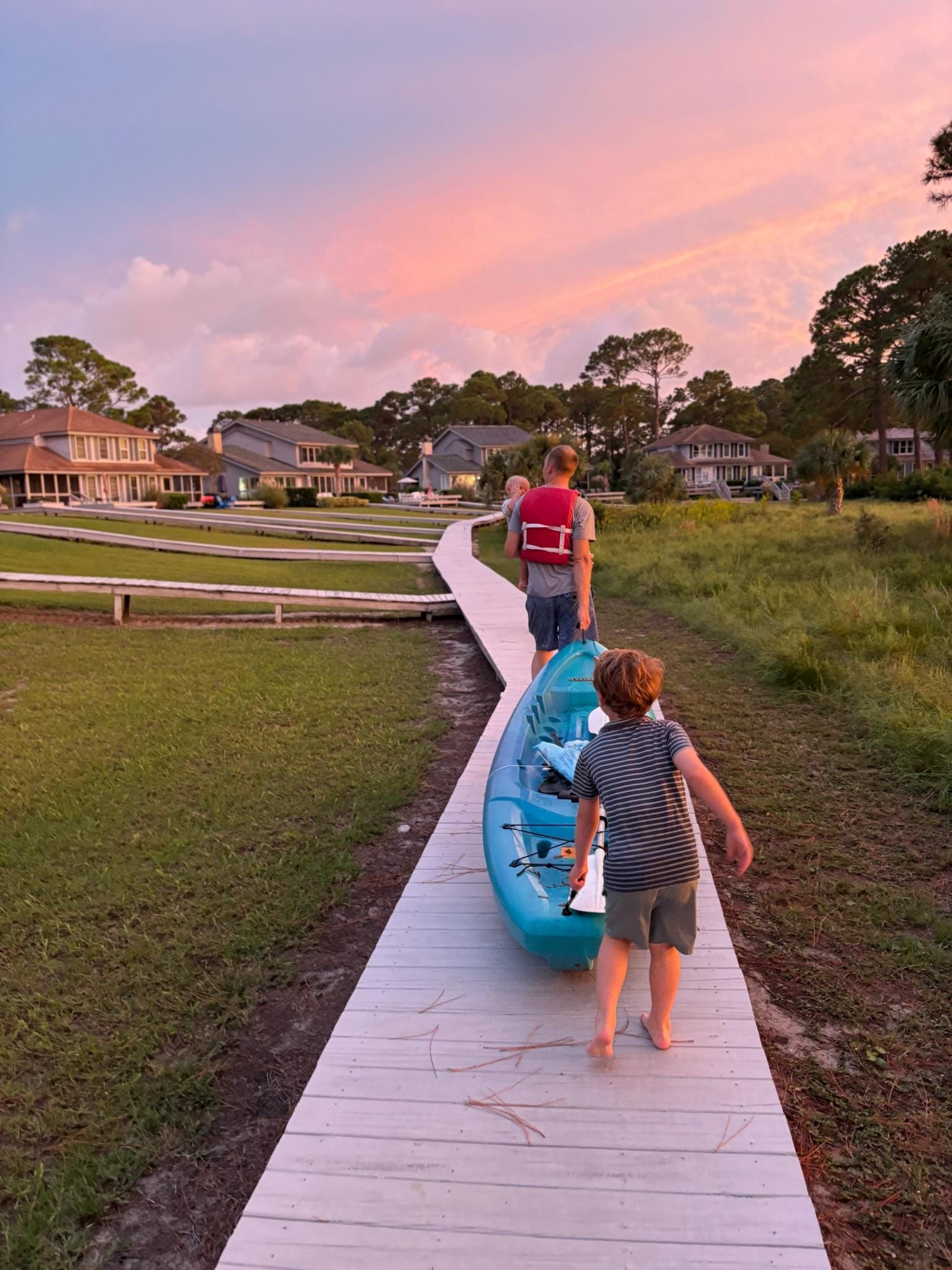 The rental included use of kayaks!