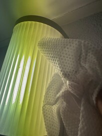 Never clean the light