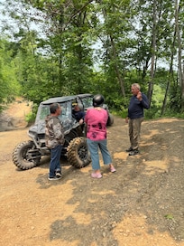 On the trails