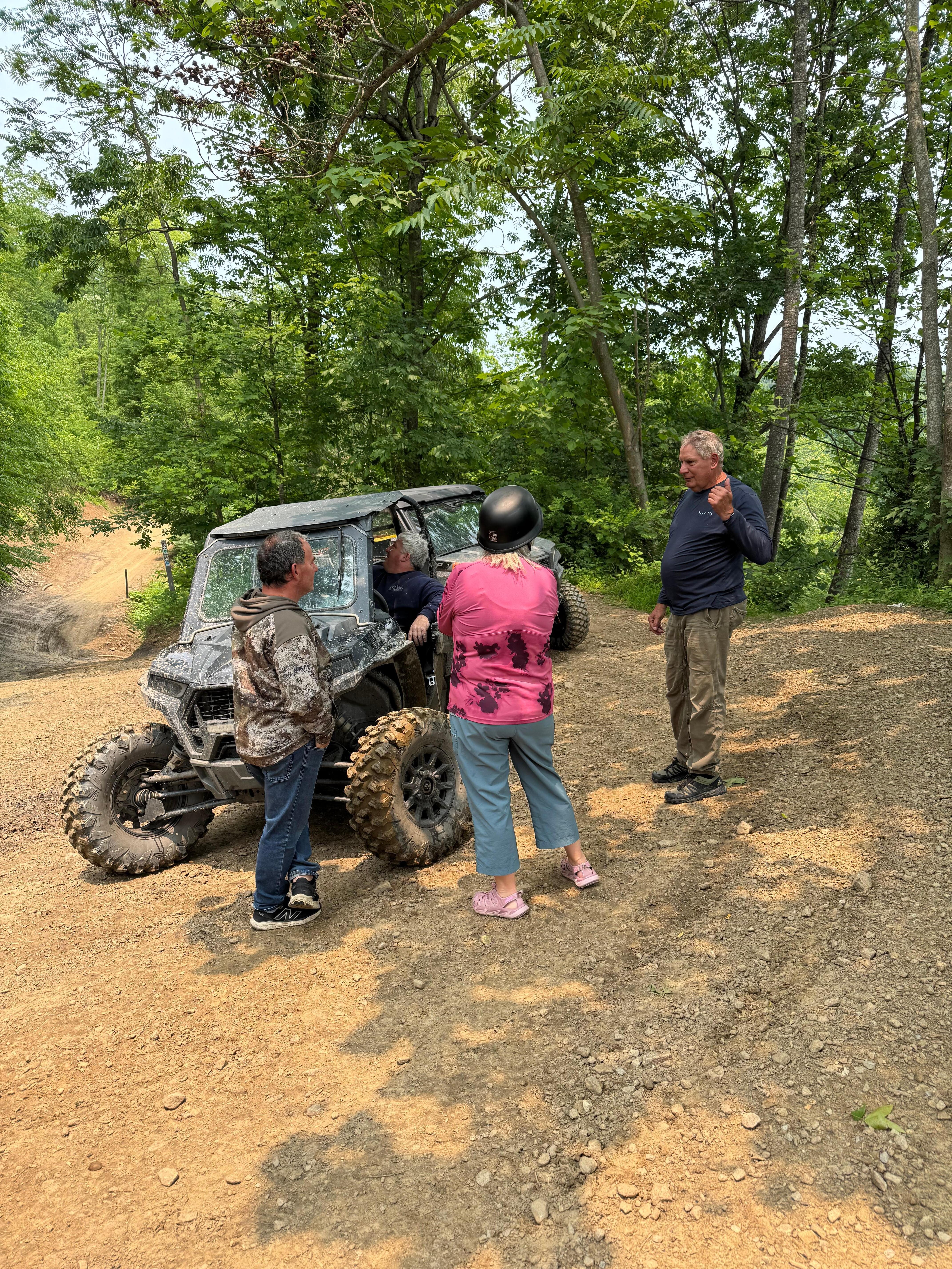 On the trails