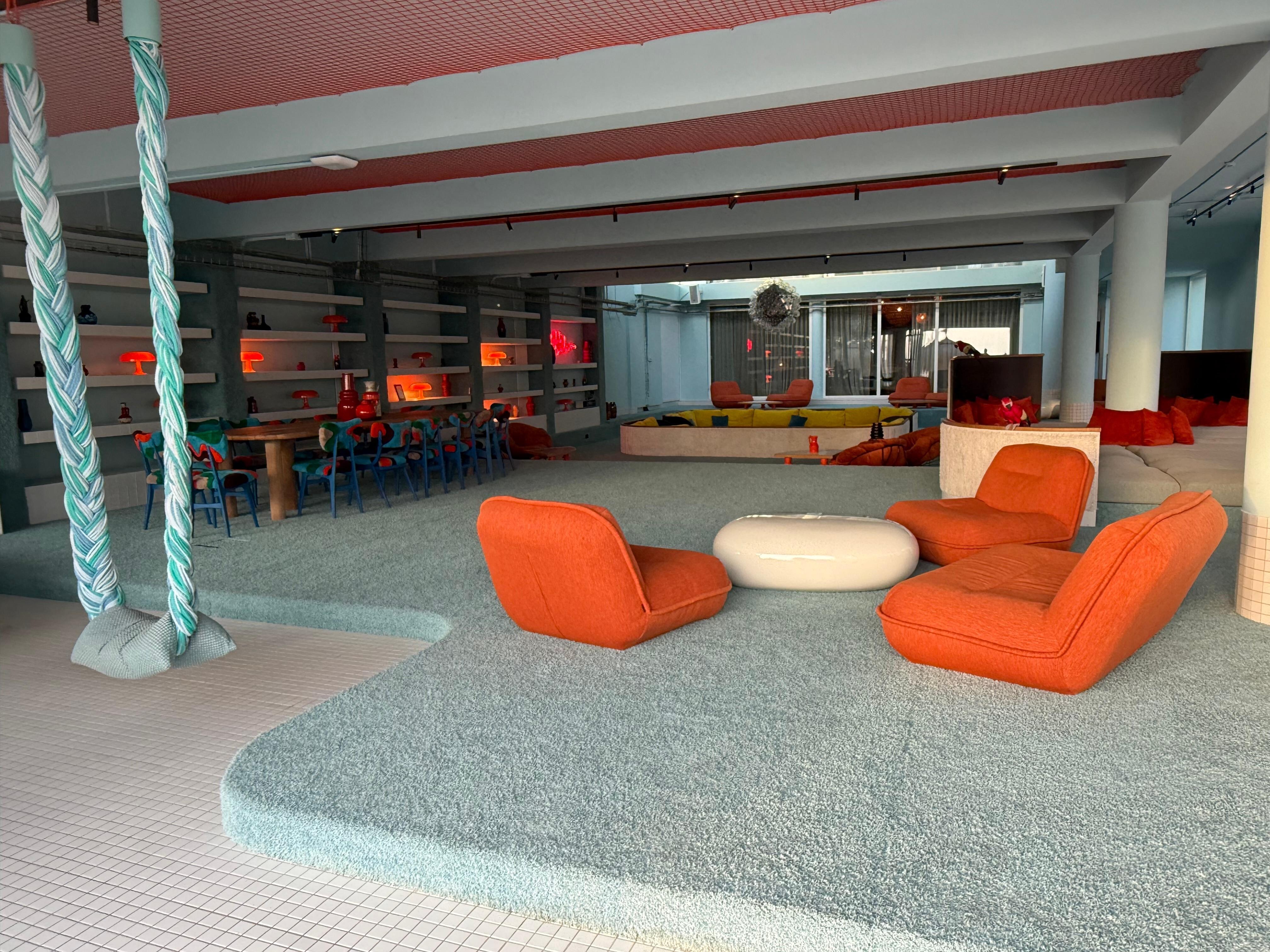 Cool sitting area