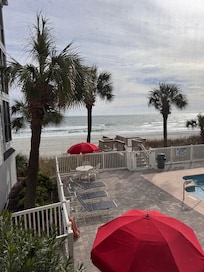 The view from the screened in porch was great!