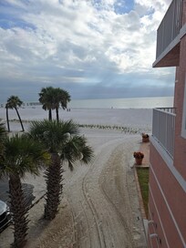 View from our balcony.