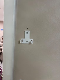 This remote hanger for the lights is upside down.