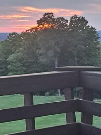 View from the back deck