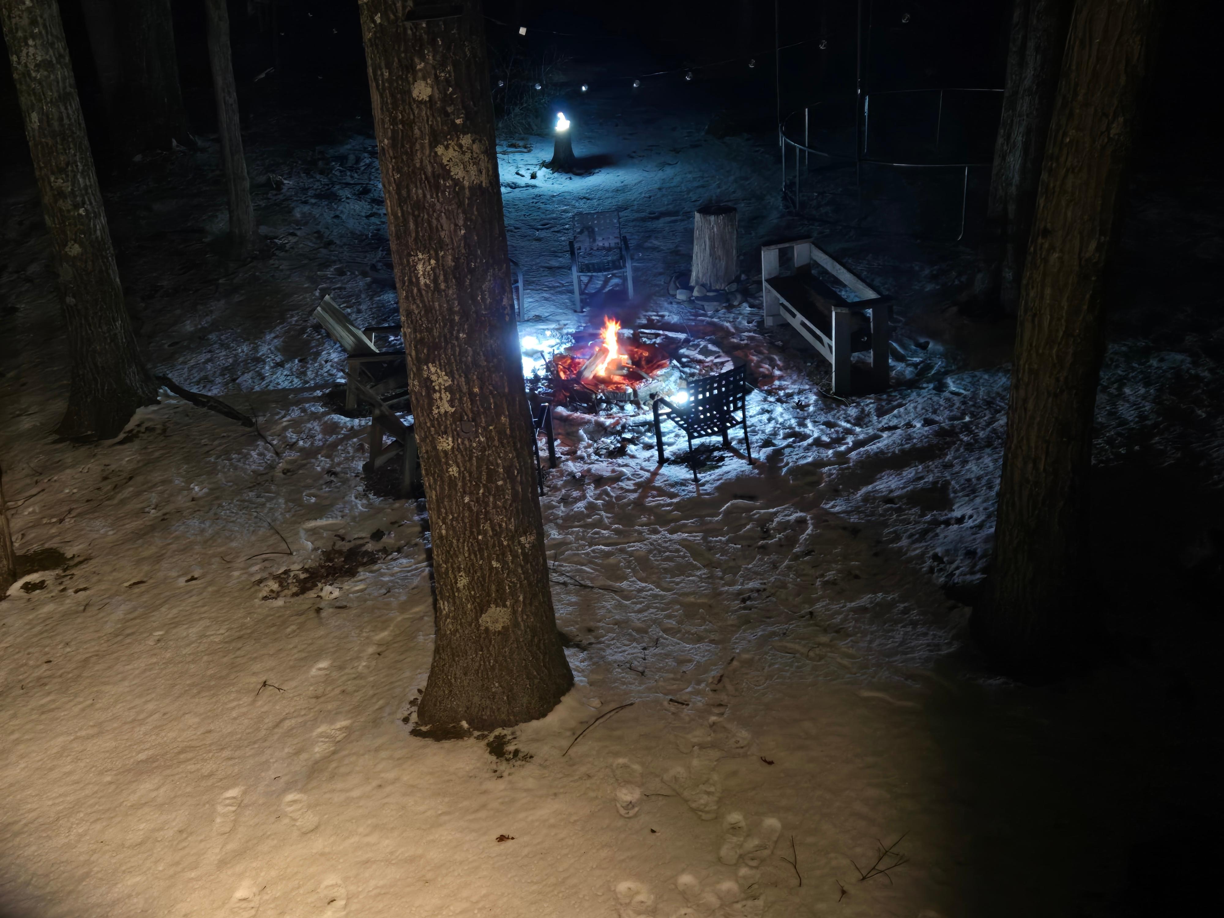 Perfect time by the firepit