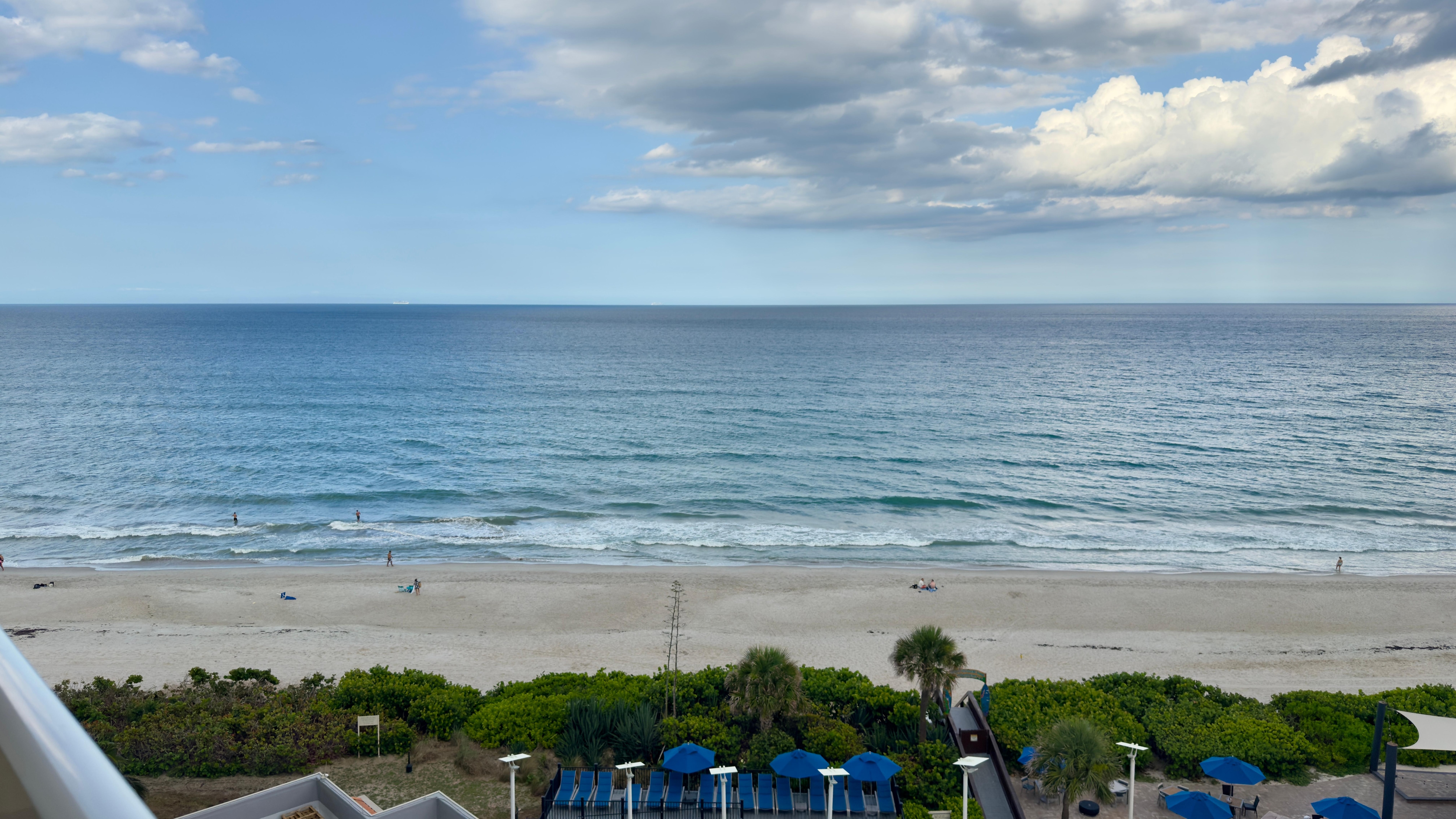 A view from the railing. :)
