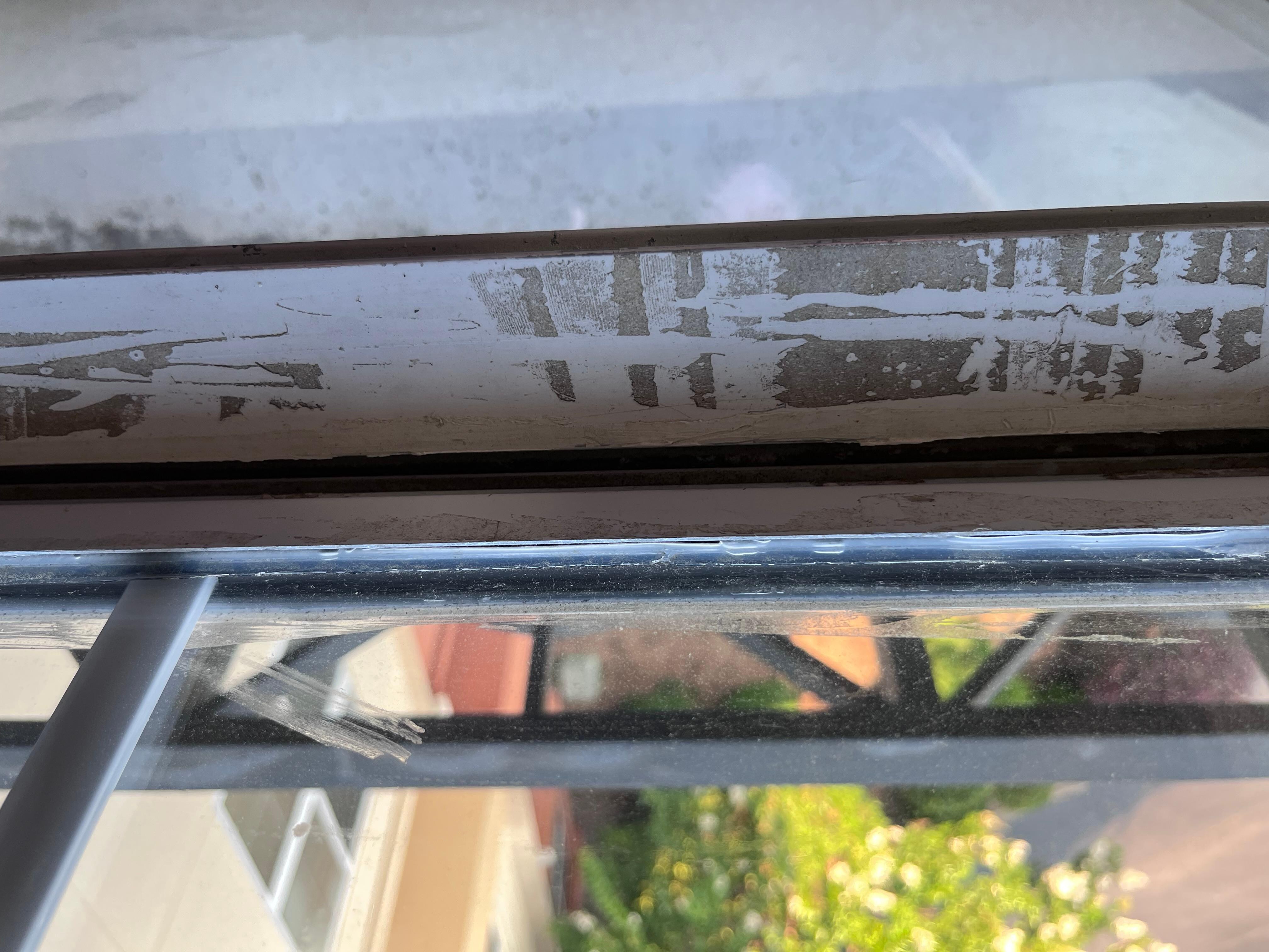 Broke window