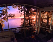 We had the most spectacular sunset I've seen in a long time one evening.