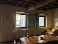 Lovely interior with bid windows to let in fresh air
