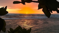 Sunrise from Outrigger beach