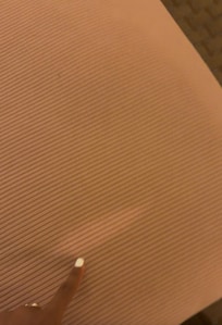 Bleach mark in the blanket