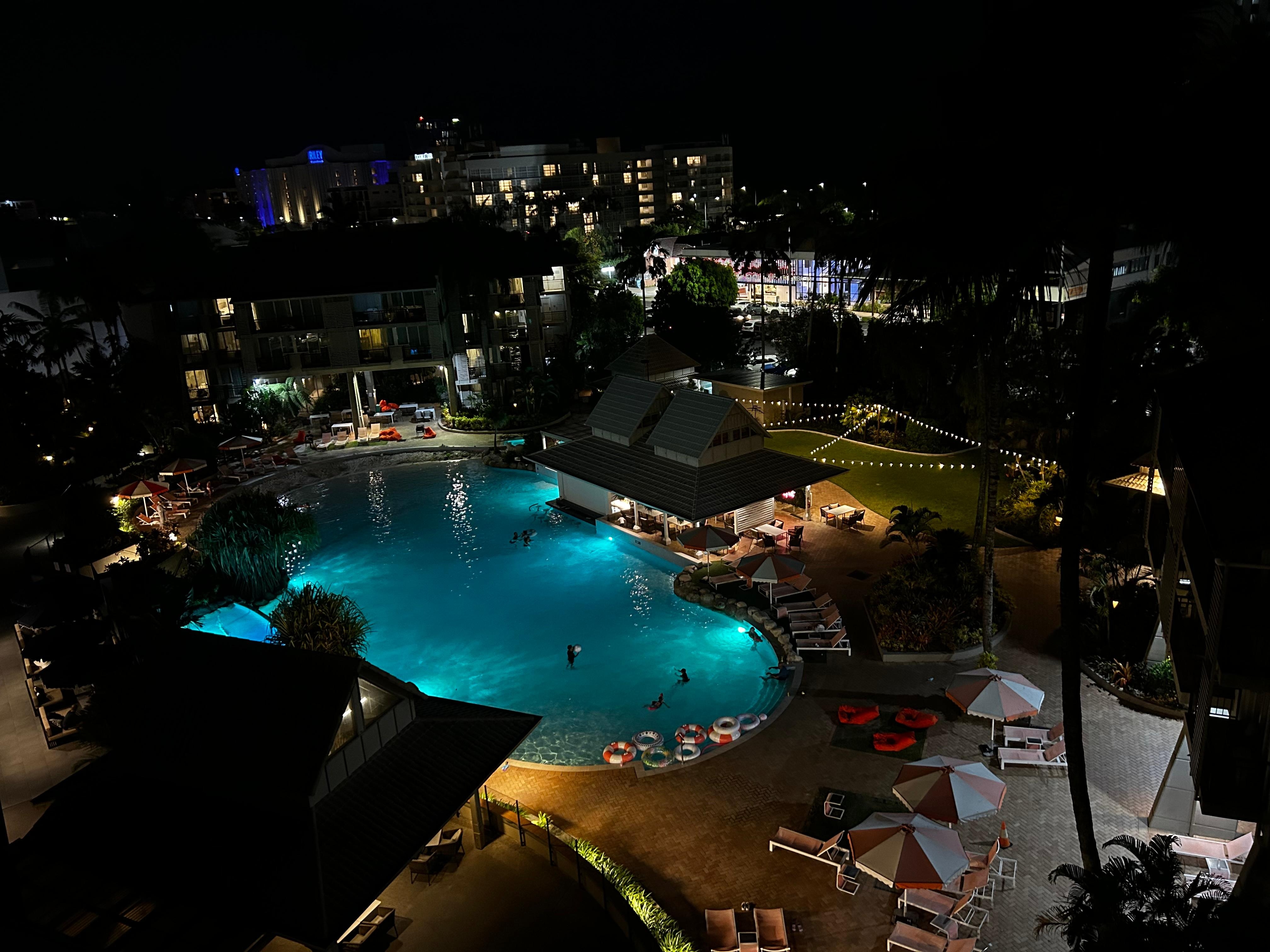 Pool at nighy