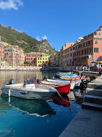 The harbor in Vernazza