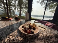 Dinner with a view from the porch!