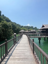 Walk to our spa villa!
