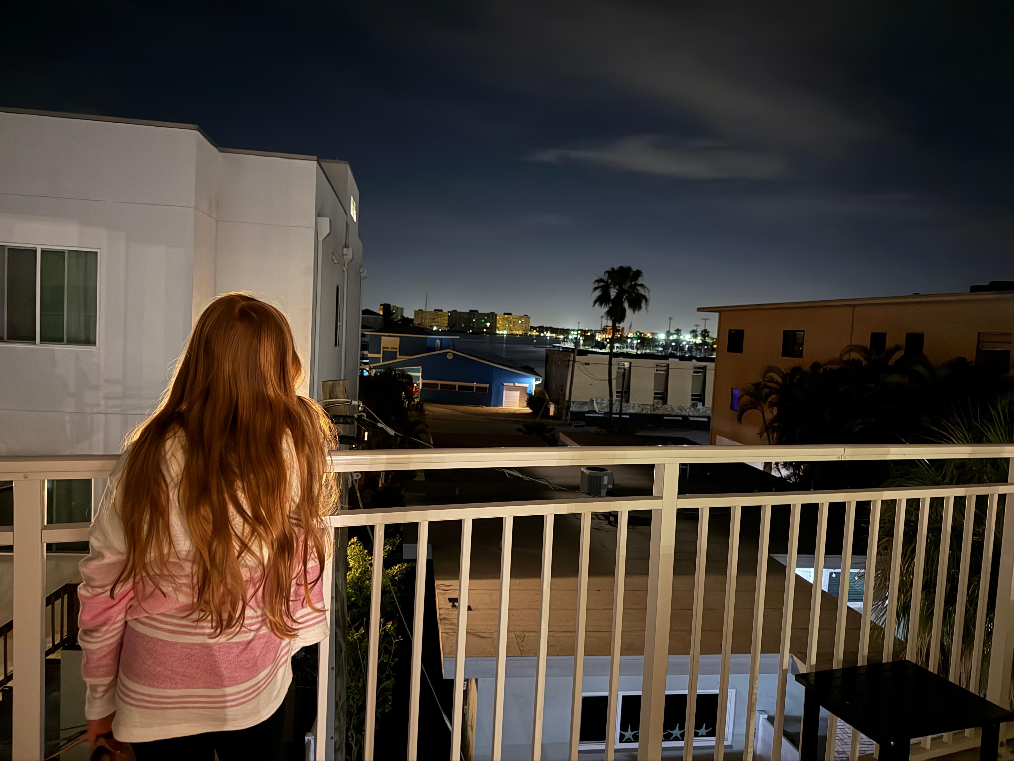 Sunrise view of intracoastal from the balcony.