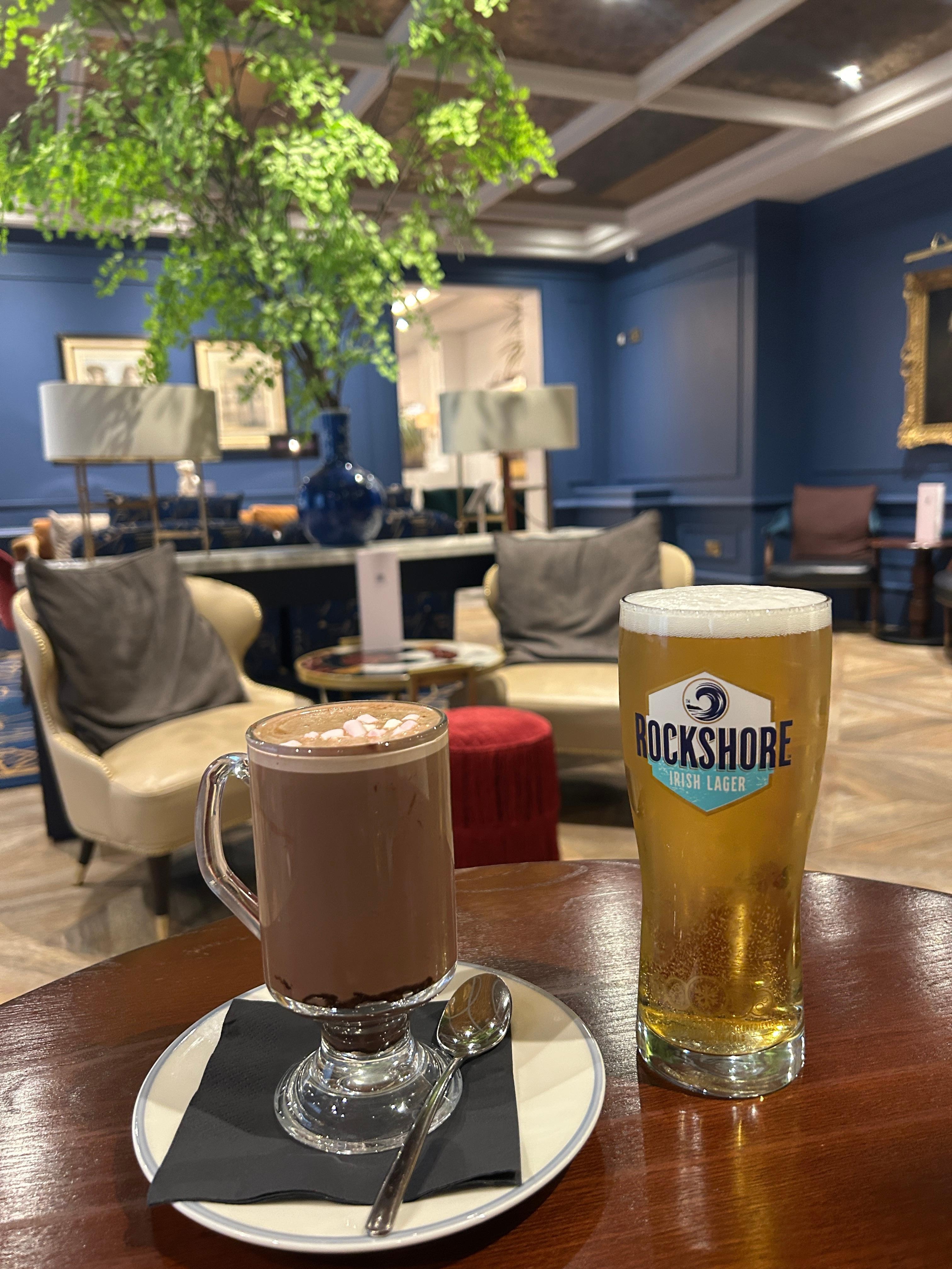 lovely drinks in the bar