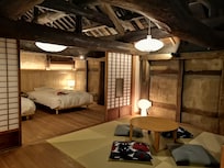 Upper level living area + bedroom