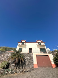 View of the house from the driveway