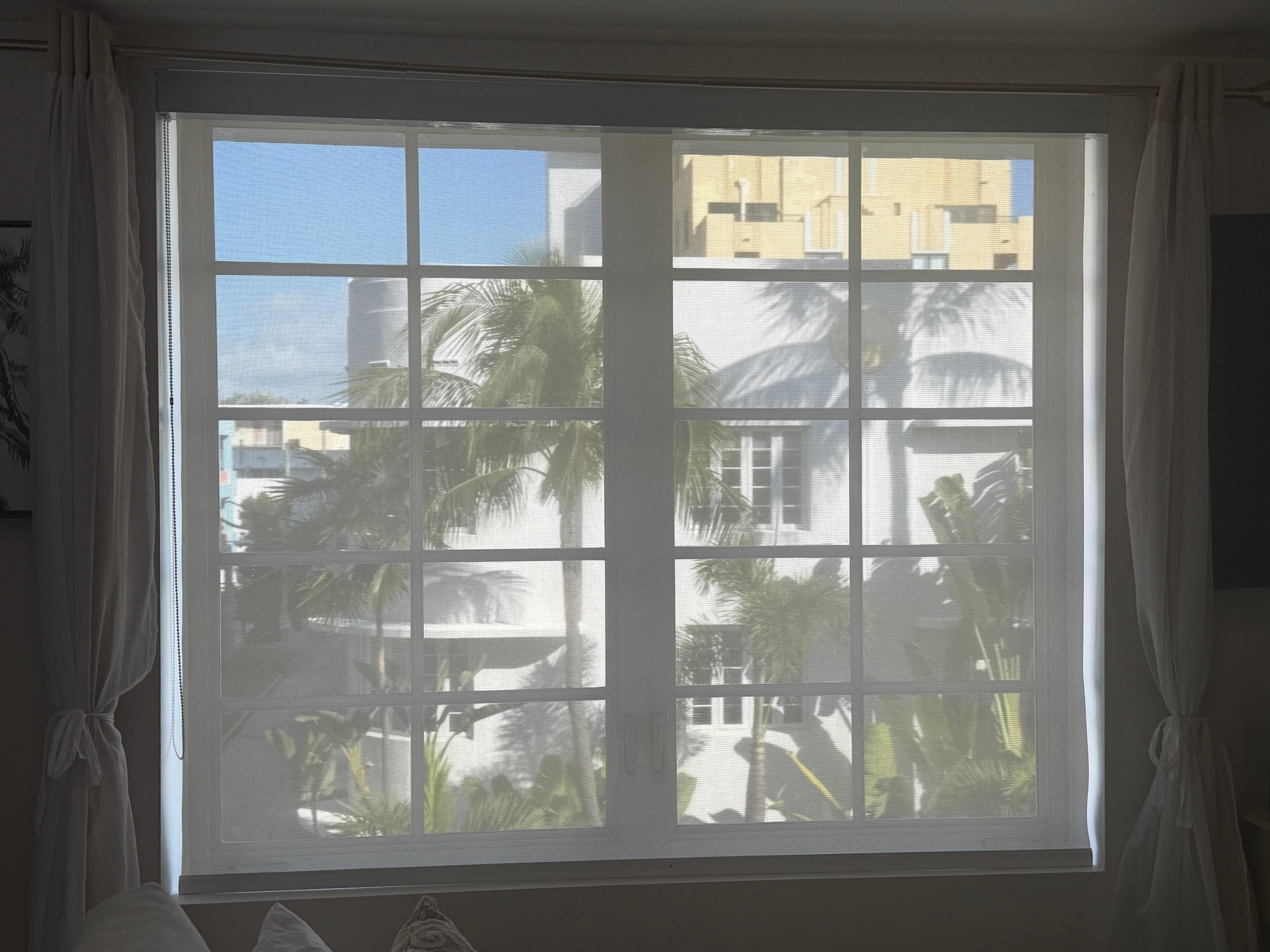 Apartment was bright and sunny.