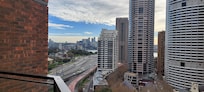 Approach to the Harbour Bridge from my balcony