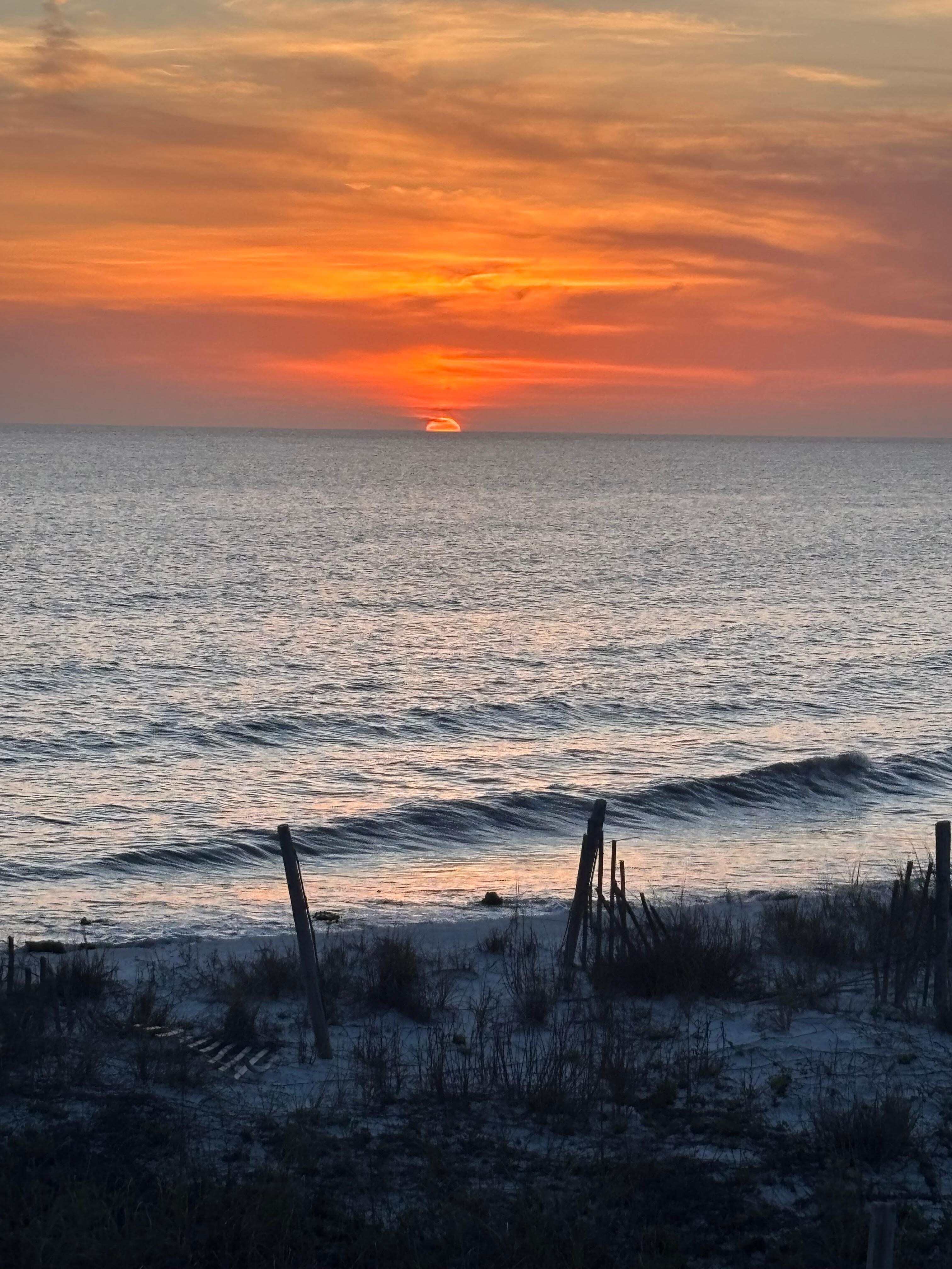 Sunset from our balcony 