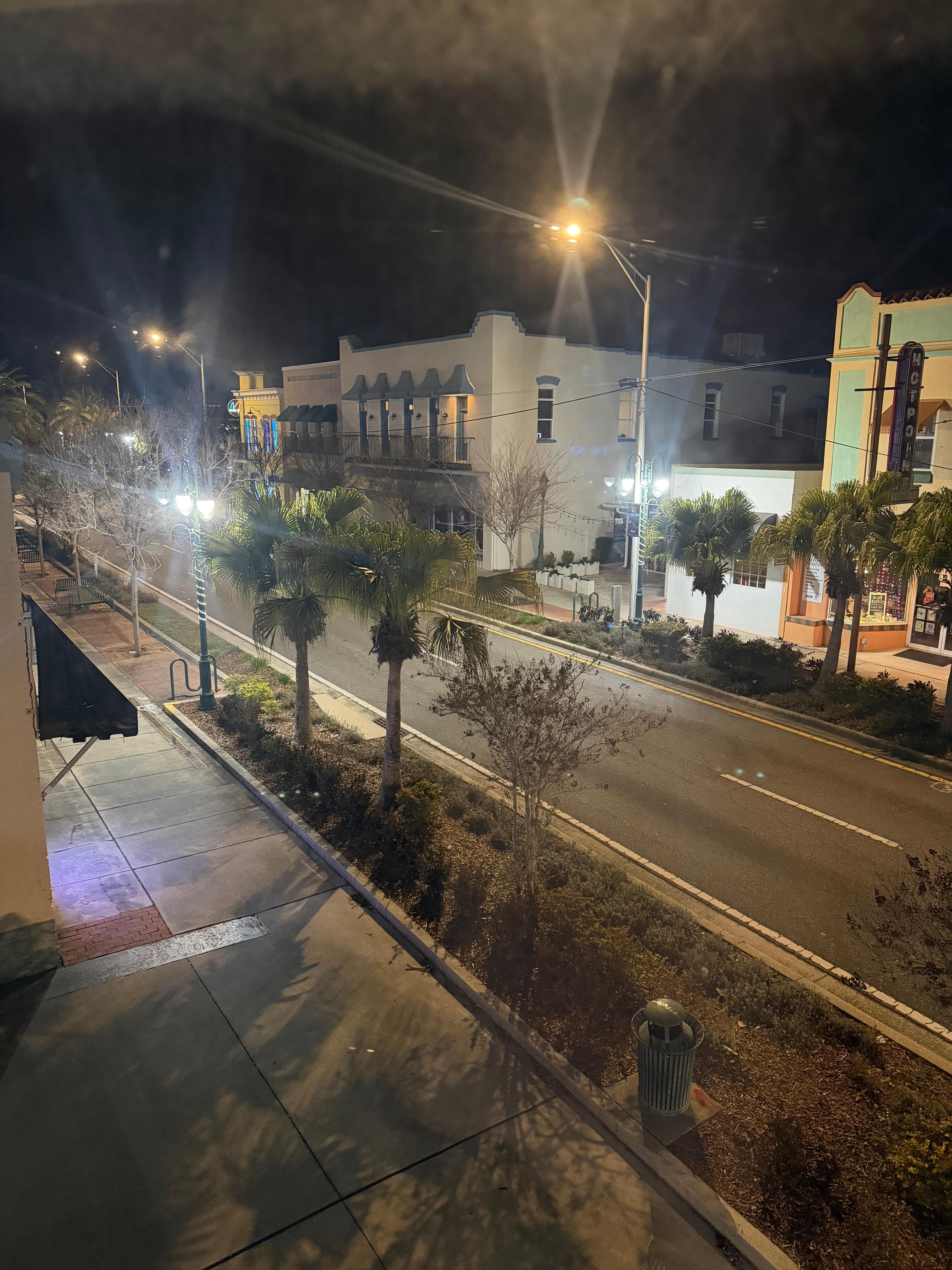 Street below the apartment 