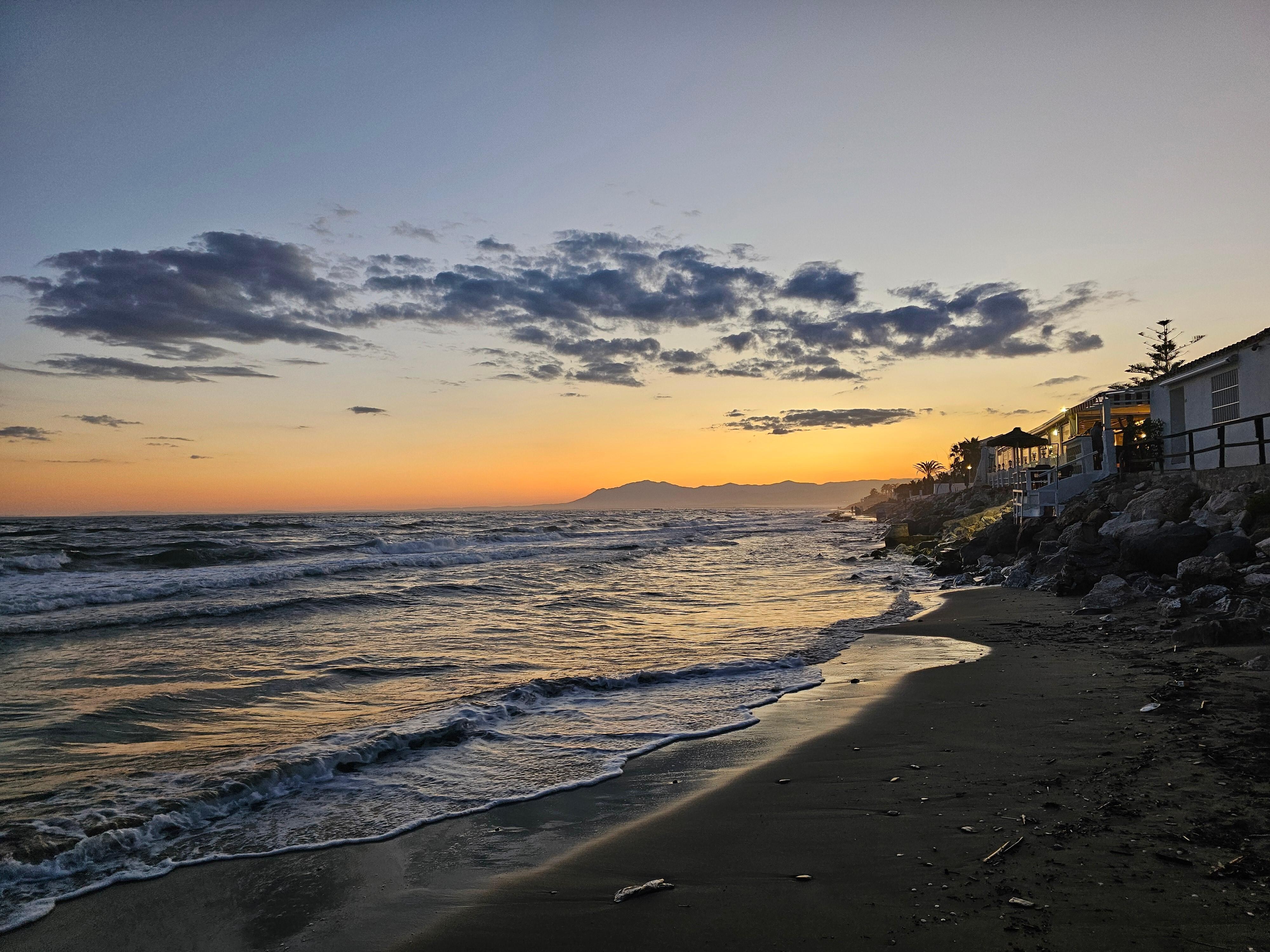 Beach at night