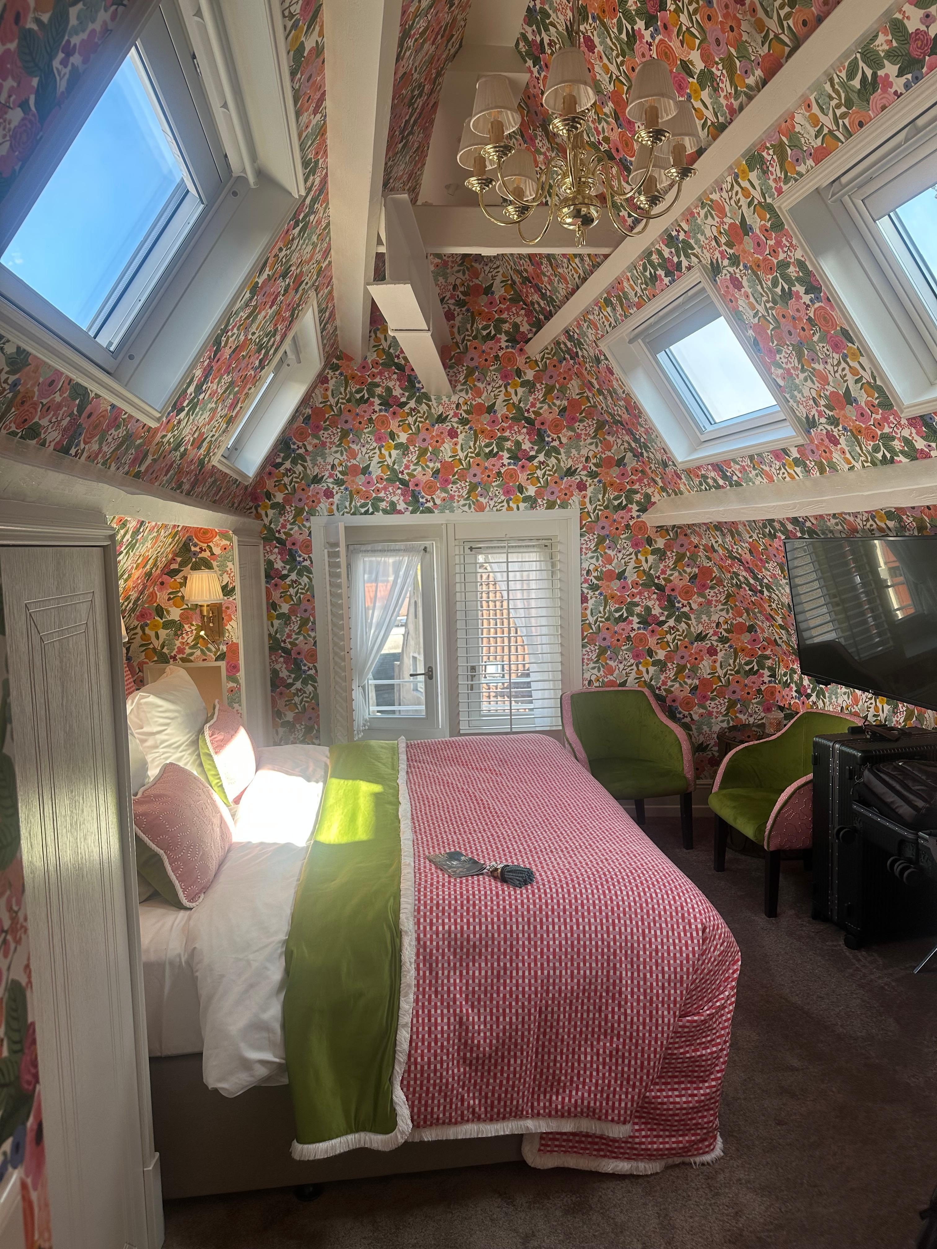 My room was like a flower garden