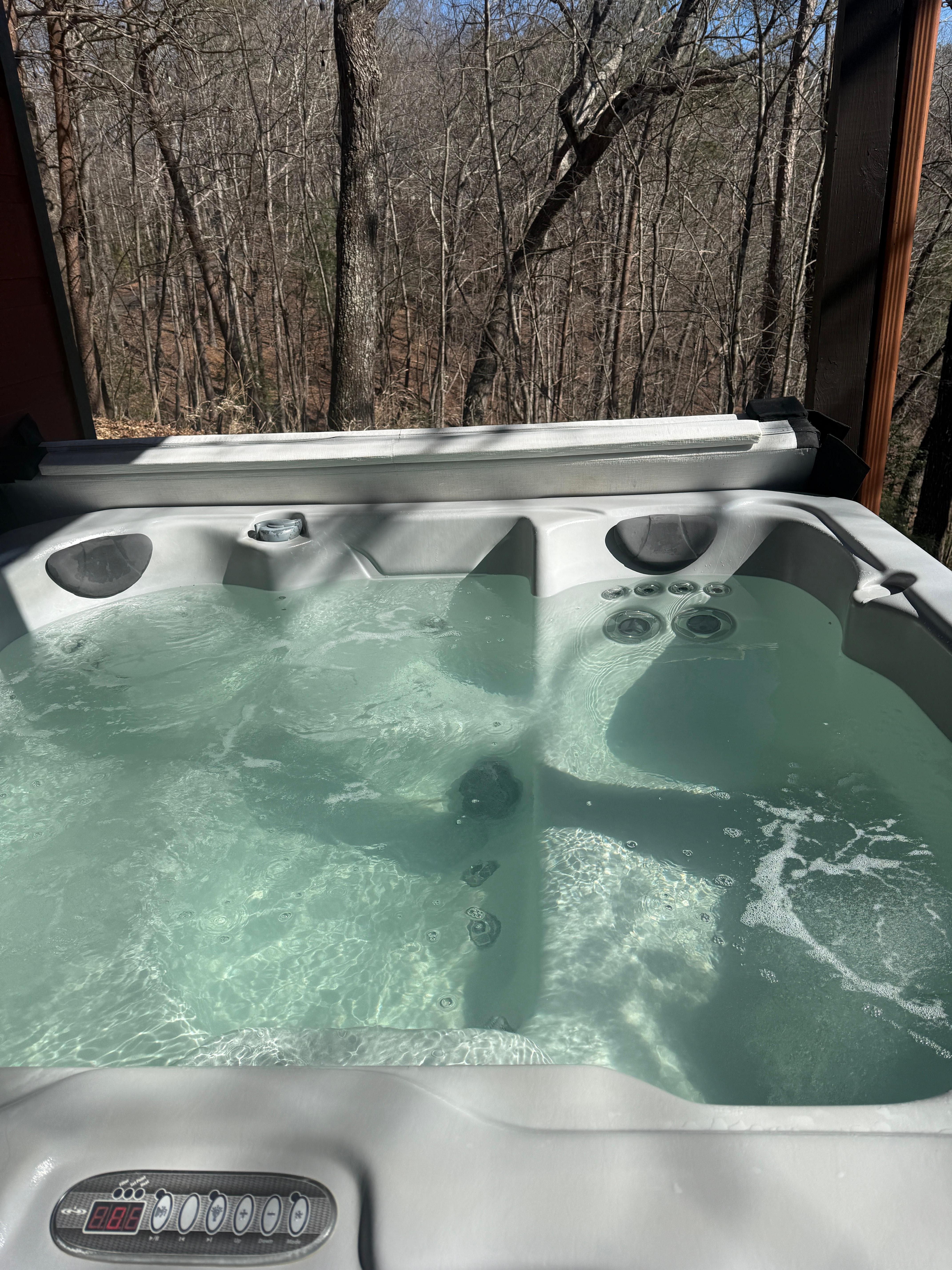 Hot tub was spectacular 