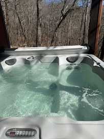 Hot tub was spectacular