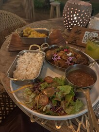 Food at their restaurant