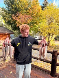 Lots of fish in the nearby lake