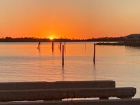 Sunset from the pier.